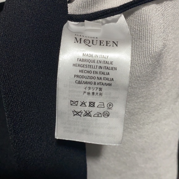 ALEXANDER MACQUEEN ntarsia Knit Fit & Flare Dress - Picture 9 of 11